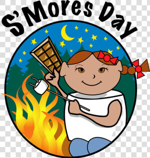 Smores Clip Art For Mores Day Free Clipart Images   National S Mores Day 2017  HD Png Download