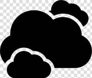 Clouds Black Storm Weather Symbol   Clouds Icon Png  Transparent Png