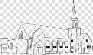 House church facade   Big Church Clipart  HD Png Download