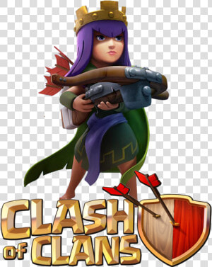 Archer Queen Clash Royale  HD Png Download