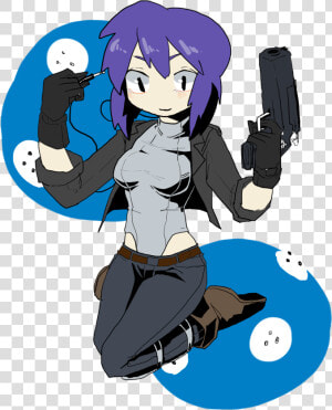 Transparent Motoko Kusanagi Png   Tachikoma Transparent Gif  Png Download