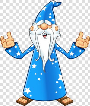 Sorcerer Cartoon Wizard  HD Png Download