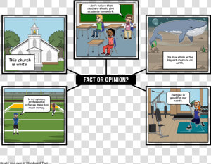 Storyboard About Fact And Opinion  HD Png Download