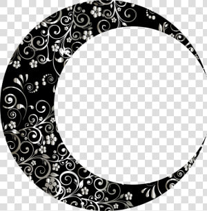 Clip Art Crescent Moon   Moon And Crescent Clip Art  HD Png Download