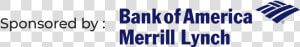 Baml Logo With Attribution Line 3   Bank Of America  HD Png Download