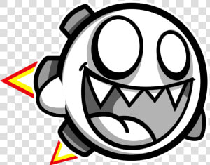 Swing Copters Geometry Dash Png   Geometry Dash Face Fire  Transparent Png