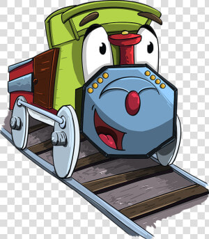 Steam Locomotive  Locomotive  Cartoon  Character   หัว รถ จักร การ์ตูน  HD Png Download