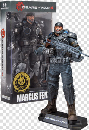 Mcfarlane Toys Gears Of War 4 Marcus Fenix 7   Png   Figure Marcus Gears Of War  Transparent Png