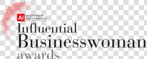 New Influential Businesswoman Awards Logo   Calligraphy  HD Png Download