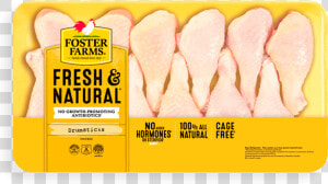 Drumstick Value Pack   Foster Farms Chicken Drumsticks  HD Png Download