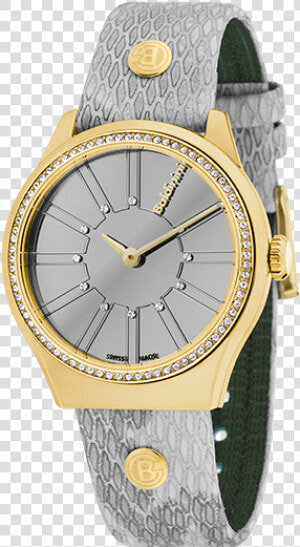 Lady Adria Stone Gold Grey   Analog Watch  HD Png Download