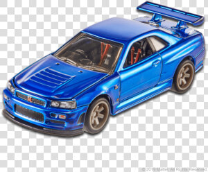 Hotwheels Nissan Skyline R34 Rlc  HD Png Download