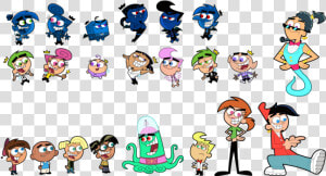 Fairly Odd Parents Characters  The Fairly Oddparents    Fairly Odd Parents People  HD Png Download