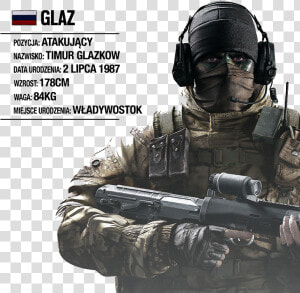 Glaz   Glass Rainbow Six Siege  HD Png Download