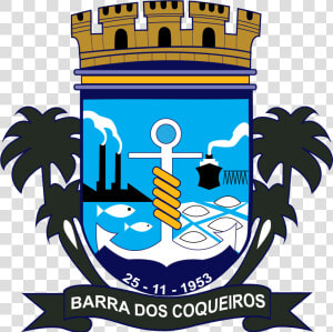 Brasão Do Município De Barra Dos Coqueiros  HD Png Download