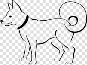 Dog Puppy Black And White Clip Art Free Clipart Transparent   Black And White Image Of Dog  HD Png Download