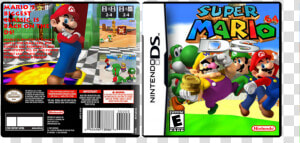 Super Mario 64 Ds Box Cover   Super Mario 64 Png  Transparent Png