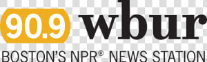 Wbur logo   Wbur 90 9  HD Png Download