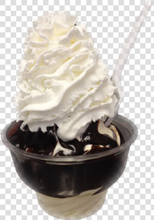 Hot Fudge Sundae   Frozen Yogurt  HD Png Download