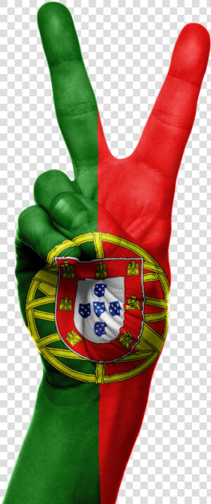 Portugal Flag Hand Free Photo   Portugal Flag Hand  HD Png Download