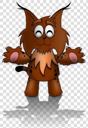 Lynx Cute Cartoon Clipart   Clip Art  HD Png Download