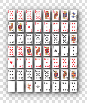 Allcardsfadedspace Bridgesize 110518 55 Shw   All Poker Cards  HD Png Download