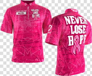 Never Lose Hope   Breast Cancer Awareness Baseball Jerseys  HD Png Download