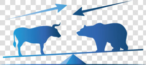 Bull And Bear Markets   Bull Vs Bear Market Clipart  HD Png Download