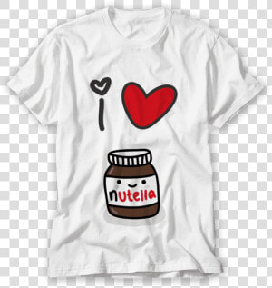 Camiseta I Love Nutella   Camisa Hoje Tem Gol Do Gabigol  HD Png Download