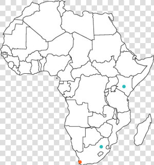 Africa   Sub Saharan Africa Outline  HD Png Download