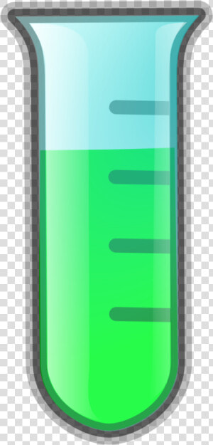 Green cylinder test Tubes  HD Png Download