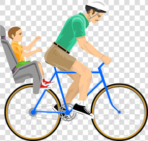 Happy Wheels Png   Happy Wheels Bike Dad  Transparent Png