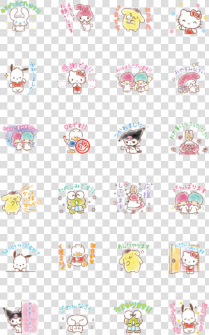 13843b   Sanrio Characters Whatsapp Stickers  HD Png Download