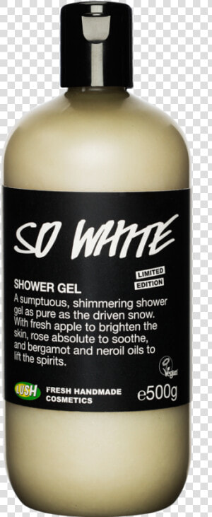 S0 White 500g Bottle Web Lush Shower Gel  Lush Soap    Two liter Bottle  HD Png Download