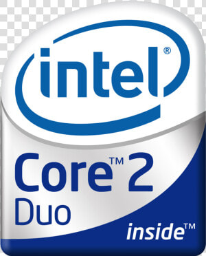 Intel Core 2 Duo Sticker Png   Intel Core 2 Duo  Transparent Png