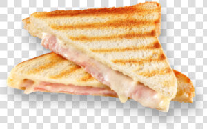 Panini   Ham And Cheese Toast Png  Transparent Png