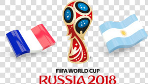 Fifa World Cup 2018 France Vs Argentina Png Photos   Road To Russia World Cup Logo  Transparent Png