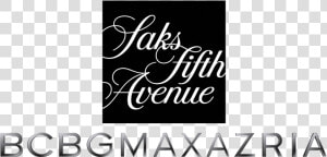 Saks Fifth Avenue  HD Png Download