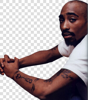 2pac In White Background  HD Png Download