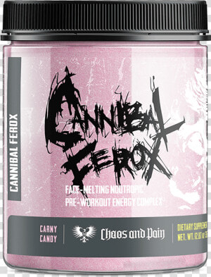 Cannibal Ferox Stim Pre workout   Cannibal Ferox Chaos And Pain  HD Png Download