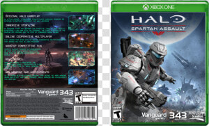 Spartan Assault Box Art Cover   Halo Spartan Assault Xbox One  HD Png Download