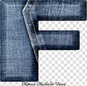 Alfabeto De Jeans Png   Blue Denim Jeans Alfabeto P  Transparent Png