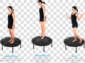 High Knees On Mini Trampoline  HD Png Download