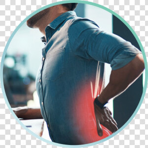 Cause Back Pain Ps   Desk Job Back Pain  HD Png Download