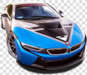 Vorsteiner Bmw I8 Vr E Blue Car Png Image   Bmw Png Hd Car  Transparent Png