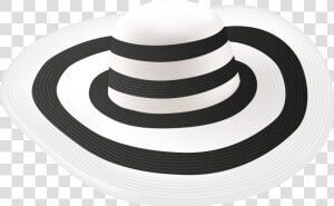 Sun Clipart Black And White Santa Hat Jpg Black And   Circle  HD Png Download