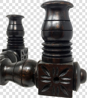 Vintage Gothic Wooden Candelabra   Antique  HD Png Download