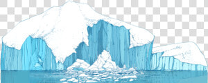 Glacier Clipart Ice Cap   Iceberg Clipart  HD Png Download