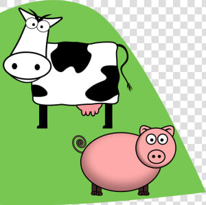 S Ave A Cow  Roast A Pig Ffa Fundraiser   Cartoon  HD Png Download