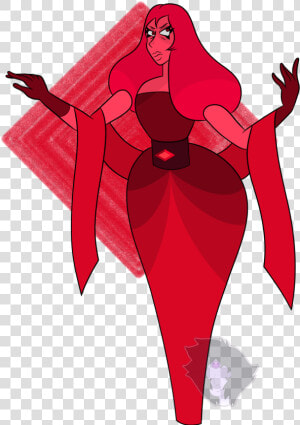 “ So I Redid My Red Diamond The First One Looked Too   Steven Universe Possible Diamond  HD Png Download